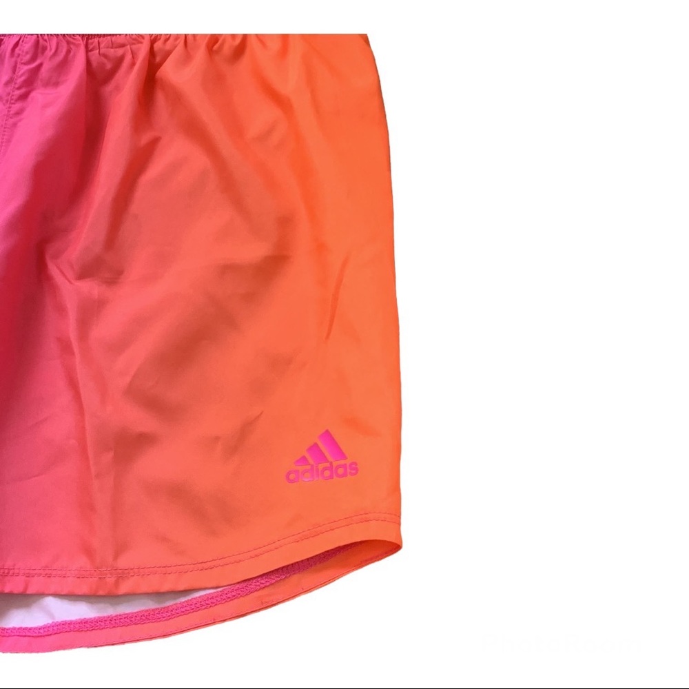 Adidas Girls Elastic Waistband Ombré Shorts - Picture 7 of 13
